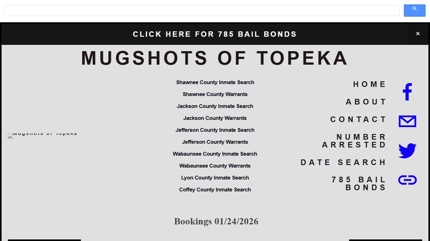 01/24/2026 — Mugshots of Topeka